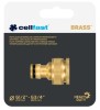Przyłącze gwint wewnętrzny damski 1/2" - 3/4" mosiądz Brass