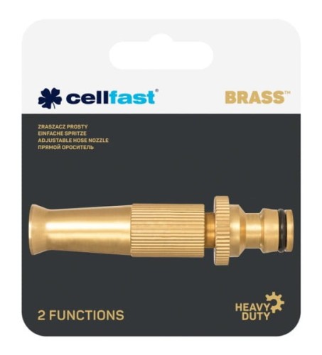 Zraszacz prosty ręczny Brass Cellfast opakowanie