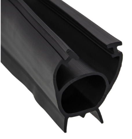 wytrzymała gumowa uszczelka do bramy garażowej segmentowa dolna UB-6 zbliżenie