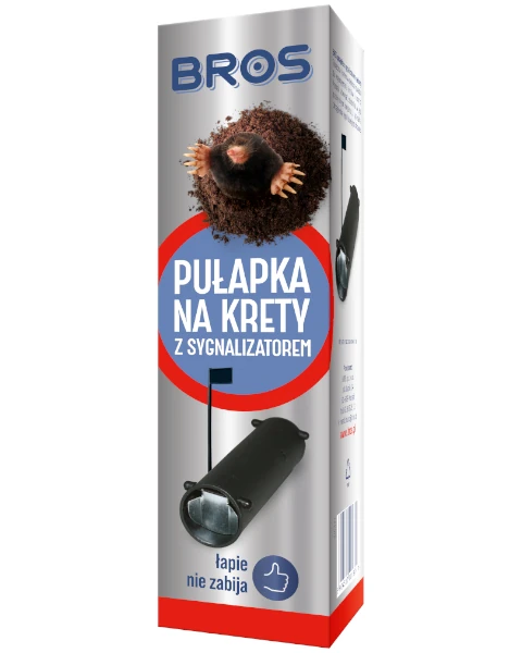 Pułapka z sygnalizatorem na krety