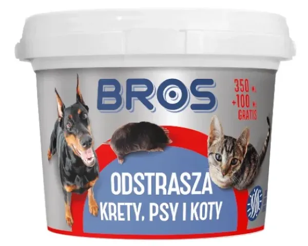 Odstraszacz na psy, koty i krety BROS