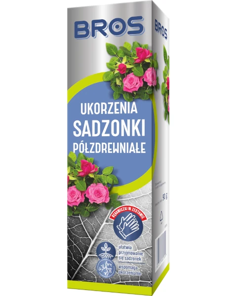 specjalistyczny nawoz organiczny do ukorzeniania sadzonek polzdrewnialych roslin ozdobnych bros