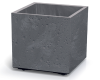 Donica kwadratowa 39 x 39 cm szara Sierra Beton Effect