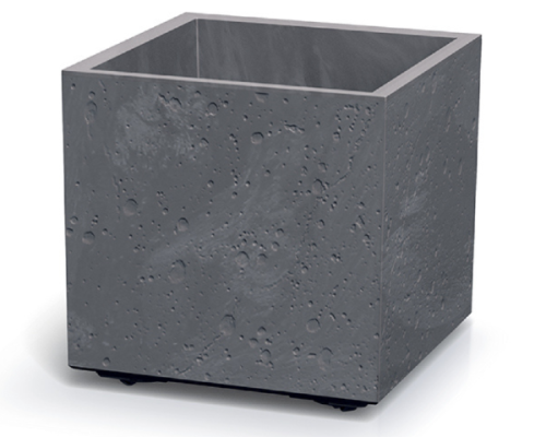 Donica kwadratowa 39 x 39 cm szara Sierra Beton Effect