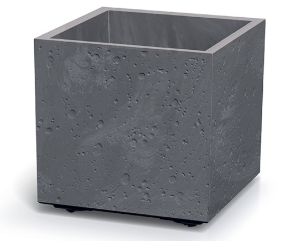 Donica kwadratowa 39 x 39 cm szara Sierra Beton Effect