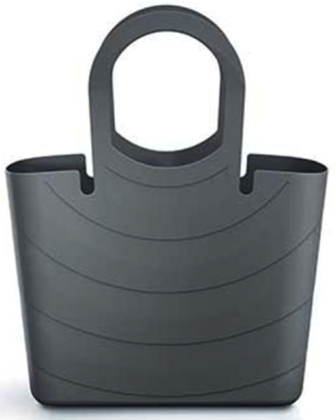 Torba na zakupy elastyczna 6,5L grafit Lucy
