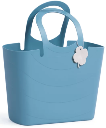 Torba plażowa elastyczna 6,5L niebieska Lucy