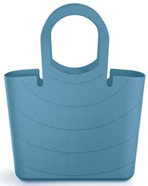 Torba plażowa elastyczna 6,5L niebieska Lucy