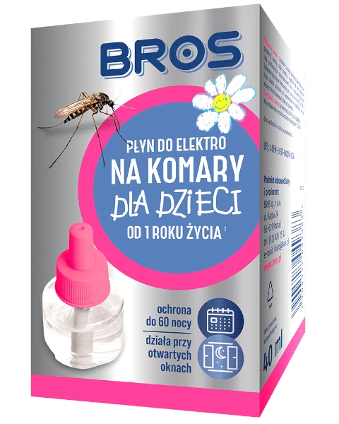 Płyn uzupełniający do elektrofumigatora dla dzieci BROS