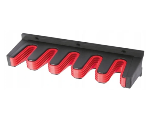 Uchwyt na narzędzia z trzonkiem 5 przegród czarny Kistenberg