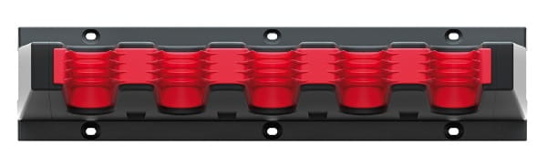 Uchwyt na narzędzia z trzonkiem multiholder 5 przegród czarny Kistenberg KMH30 dlugi bok