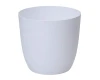 doniczka okragla 12,8 cm biala form plastic turo