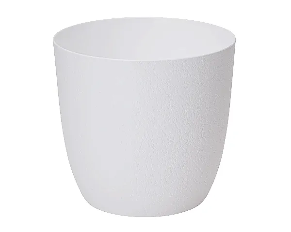 doniczka okragla 16,8 cm biala form plastic turo