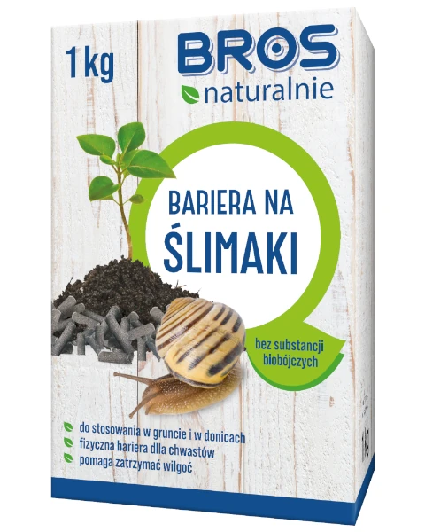 Bariera na ślimaki BROS naturalnie