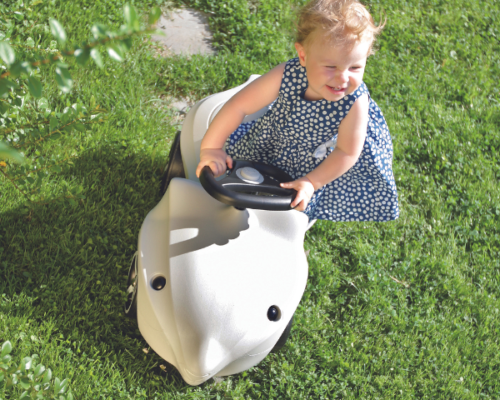 Jeździk chodzik zabawka dla dziecka samochodzik szary Brumee Nutee - 2