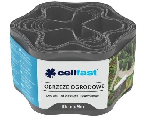 obrzeze ogrodowe grafit  10 cm x 9 m Cellfast