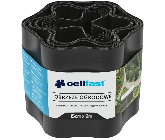 obrzeze ogrodowe czarny 15 cm x 9 m Cellfast