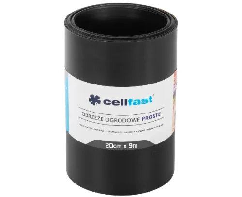 obrzeze ogrodowe proste czarne 20 cm x 9 m Cellfast
