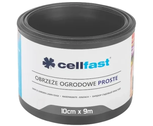 obrzeze ogrodowe proste grafit 10 cm x 9 m Cellfast