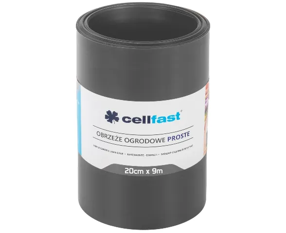 obrzeze ogrodowe proste grafit 20 cm x 9 m Cellfast