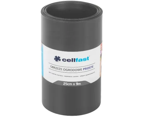 obrzeze ogrodowe proste grafitowe 25 cm x 9 m Cellfast