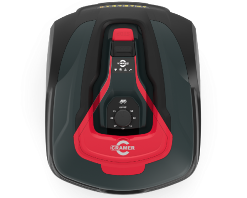 Robot koszący Cramer RM1000 widok z góry