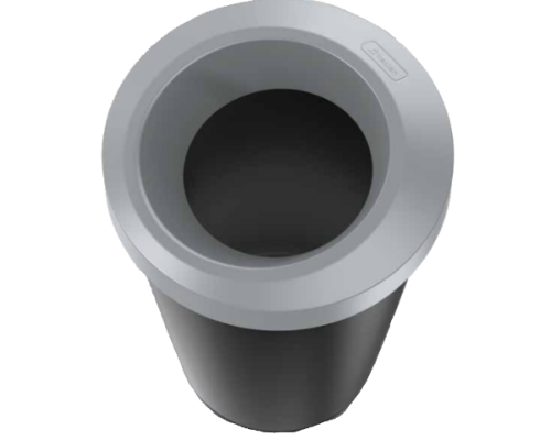 Pojemnik kosz na śmieci 35L czarno-szary Compacta R Drop