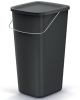 Kosz do śmieci z pokrywą i rączką 25L czarny Compacta Q Basic