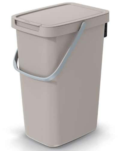 Kosz na śmieci pod zlew i na ścianę 12L jasny brązowy Systema Q Collect