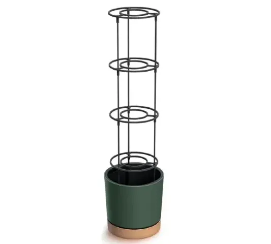 doniczka z podporka do pomidorow zielona 39 cm Home Garden.webp