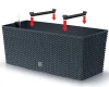 prosperplast rato case doniczka podluzna 80 cm antracyt