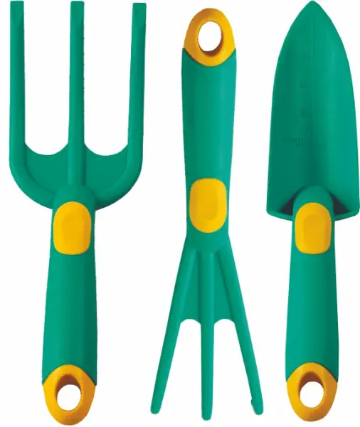 Rampik zestaw narzędzi ogrodowych dla dzieci turkusowe