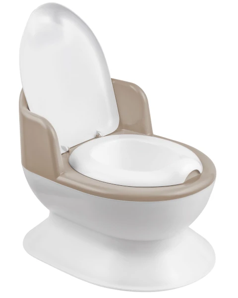 toaleta dla dzieci Maltex beżowa widok z boku