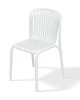 Krzesło ogrodowe białe Brene FERNE