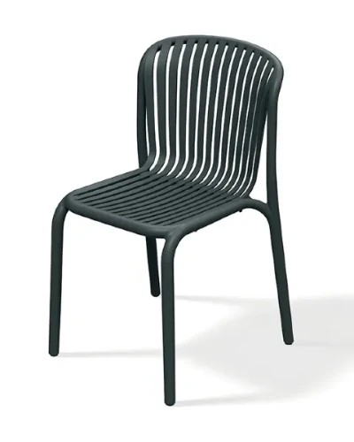 Krzesło ogrodowe czarny carbon Brene FERNE