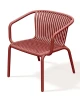 Fotel ogrodowy Brene czerwony retro red