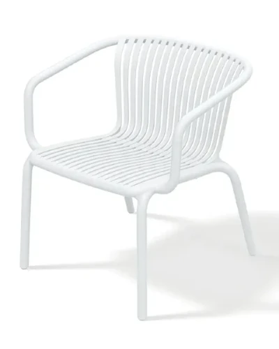 Fotel ogrodowy Brene biały.webp