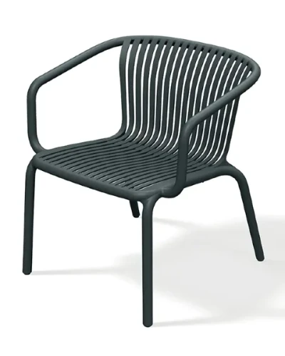 Fotel ogrodowy Brene czarny carbon.webp