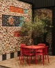 stol do restauracji retro red Brene aranzacja