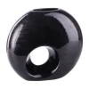 wazon_ceramiczny_czarny_w_srebrne_prążki_połysk_j1432_hawana