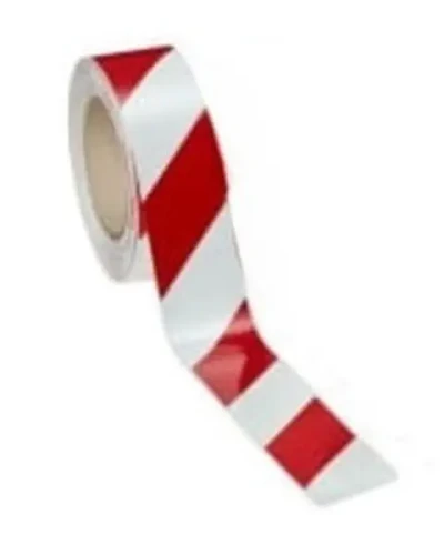 taśma odblaskowa samoprzylepna biało-czerwona