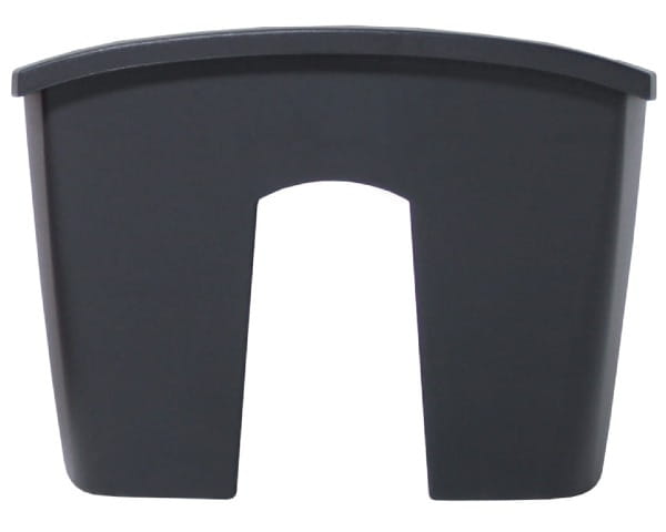 Skrzynka balkonowa 58 cm antracyt Crown Prosperplast widok z boku