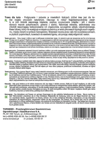 nasiona trawa dla kota Torseed