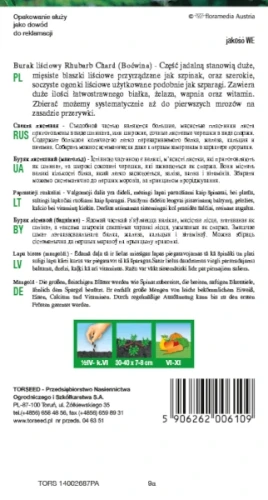 burak lisciowy nasiona Torseed-rewers