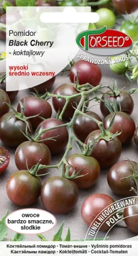 Pomidor czereśniowy Black Cherry nasiona Torseed