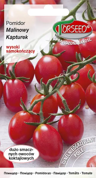 Pomidor Malinowy Kapturek czereśniowy typ cherry nasiona Torseed