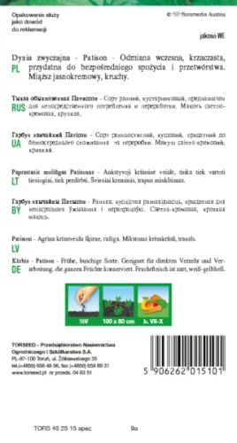 dynia zwyczajna patison gagat nasiona torseed rewers