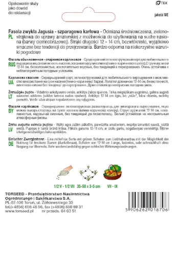 fasola szaparagowa nasiona torseed rewers