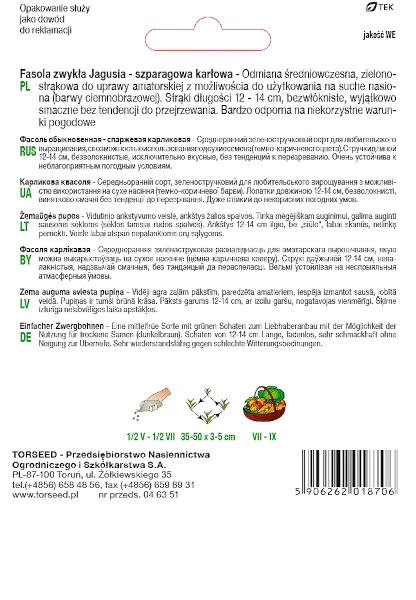 fasola szaparagowa nasiona torseed rewers