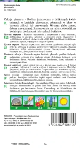 celozja pierzasta nasiona torseed rewers